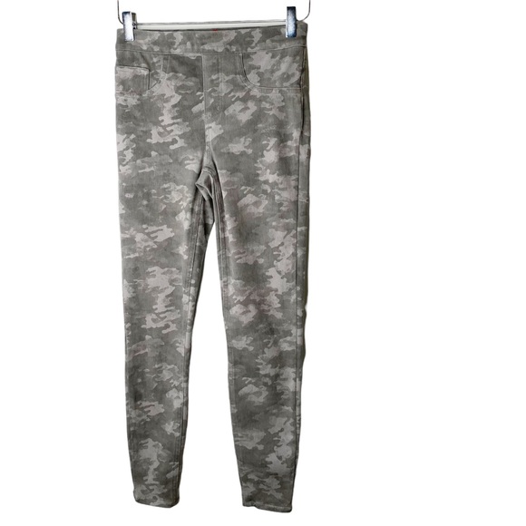 Spanx Grey Camo Ankle Skinny Jeggings Jeans Stretch Size Small - Picture 5 of 15